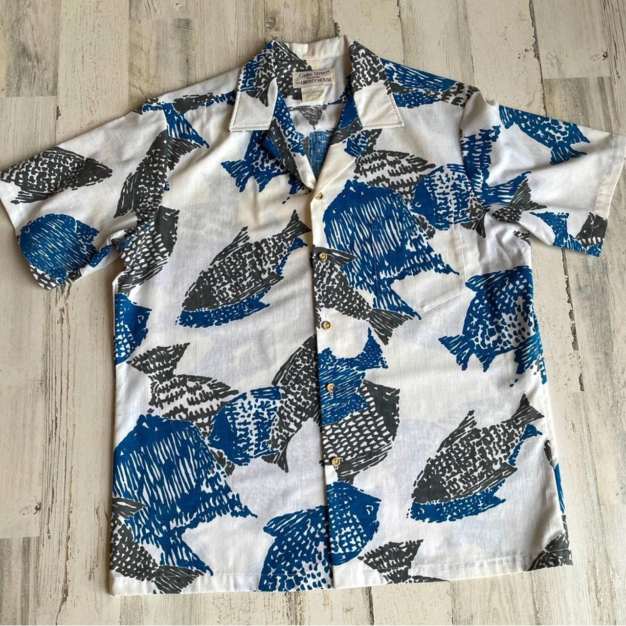 VINTAGE MENS HAWAIIAN SHIRT XL COOKE STREET HONOLULU... - Depop