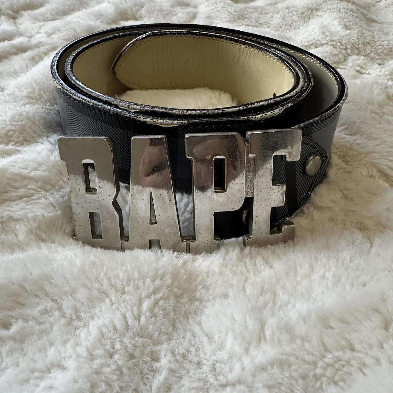 Bape belt buckle best sale