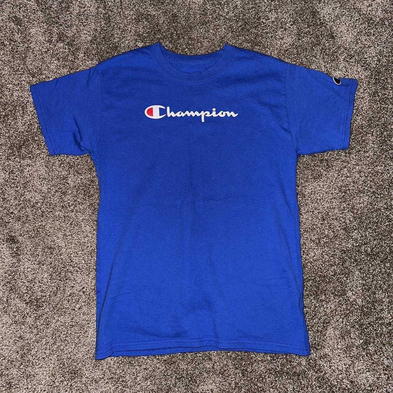 Champion T Shirt - Size Youth XL - No flaws - Worn... - Depop