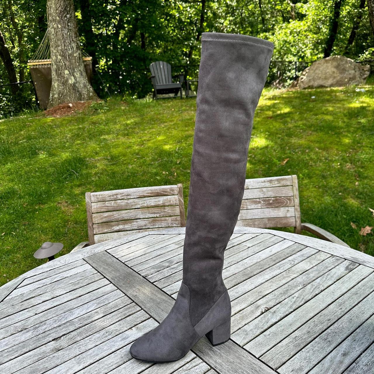 Steve madden grey boots online