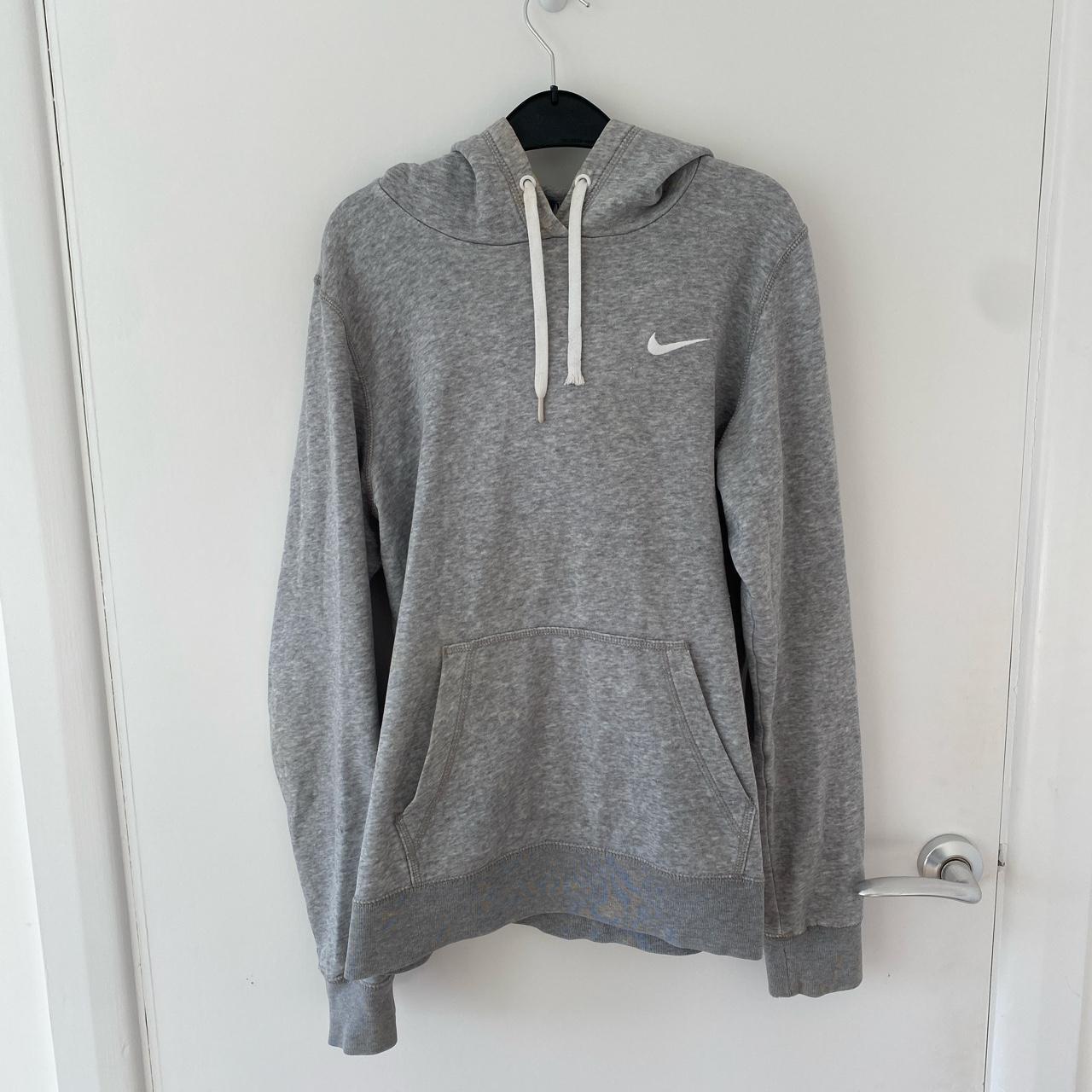 Nike grey hoodie ️ Size M Some signs of wear, shown... - Depop