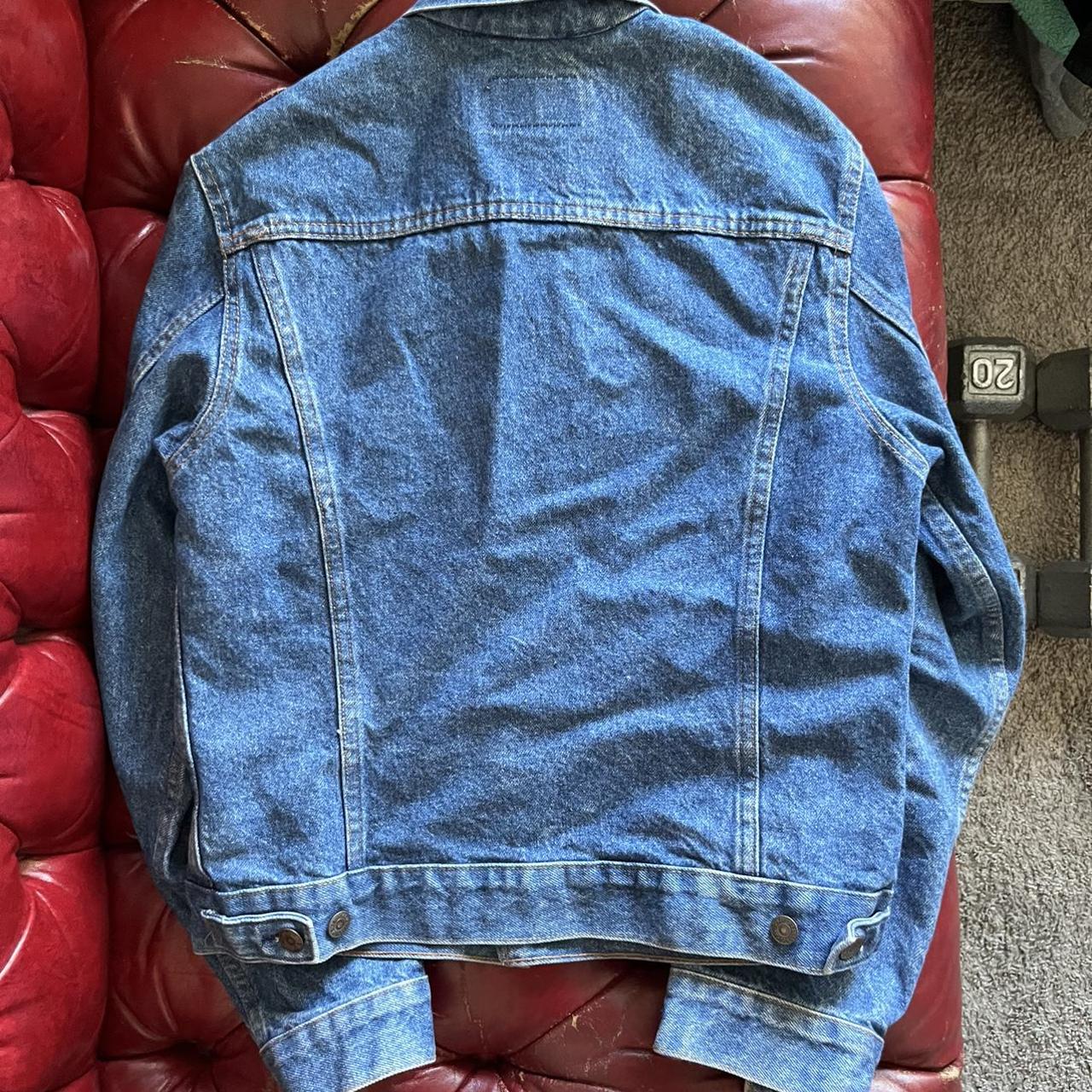 Vintage Levi Made in USA Denim jacket The fit is... Depop