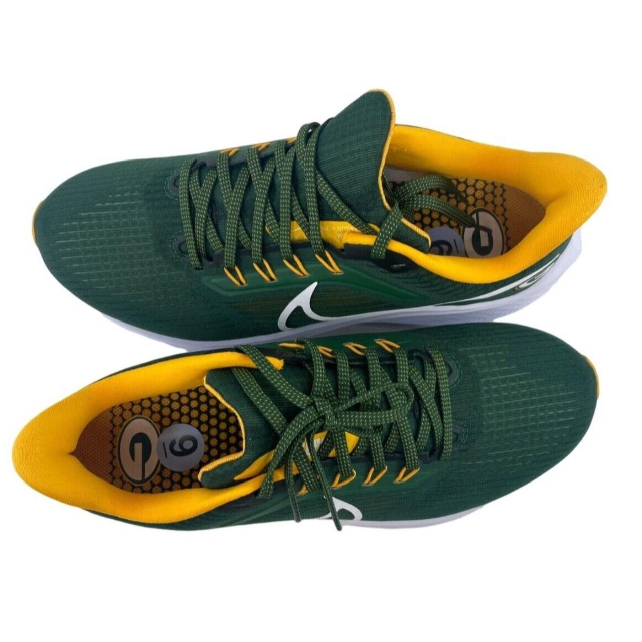 Men Nike Air Zoom Pegasus 39 Shoes Green Bay Packers Yellow White DR2044  300 NFL