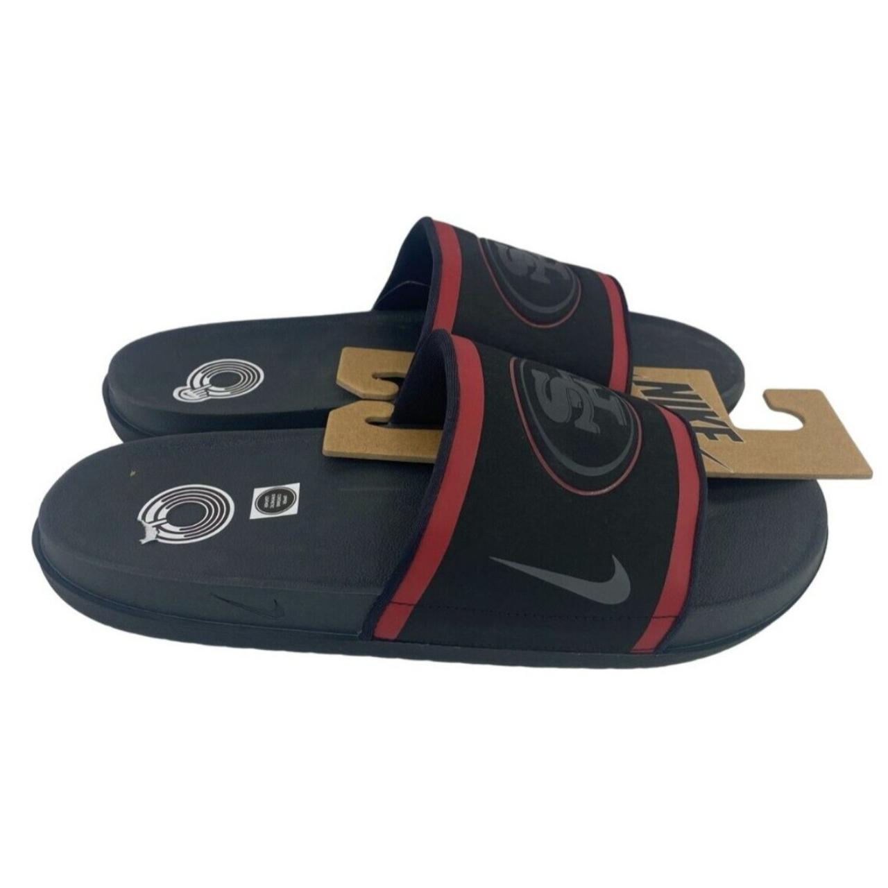 Nike Mens Offcourt NFL San Francisco 49ers Slides Flip Flops Size 8  DD0504-001