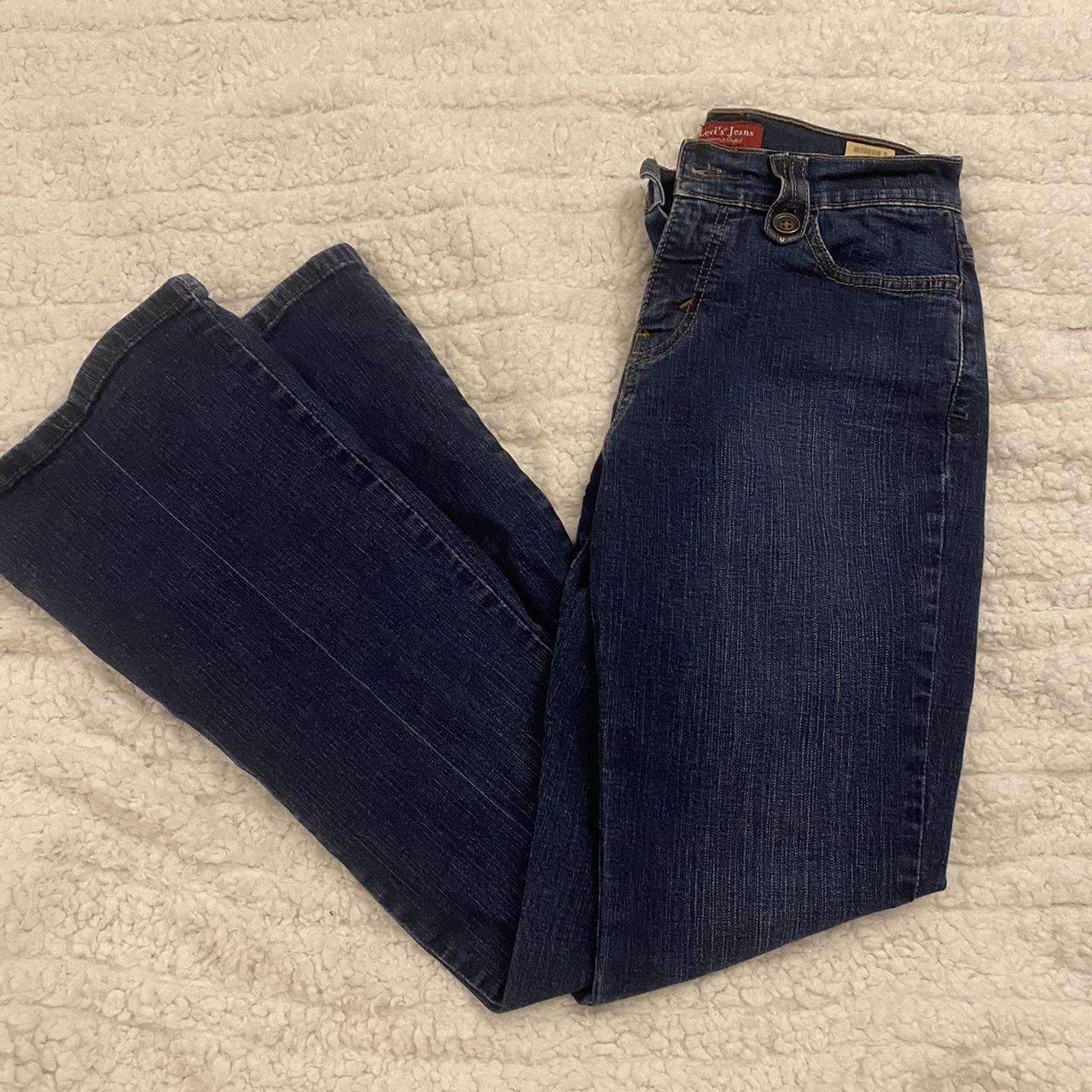 Vintage Levi bootcut Jeans: -size 4 -great... - Depop