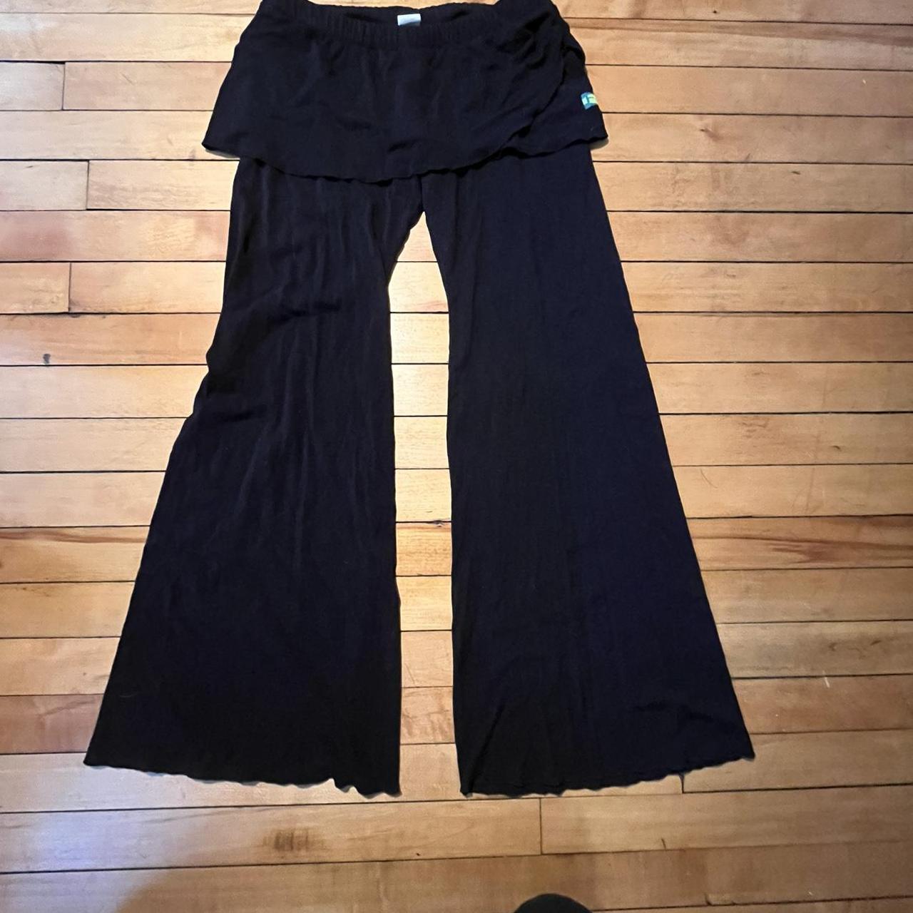 Y2K player yoga pants with skirt y2k Depop