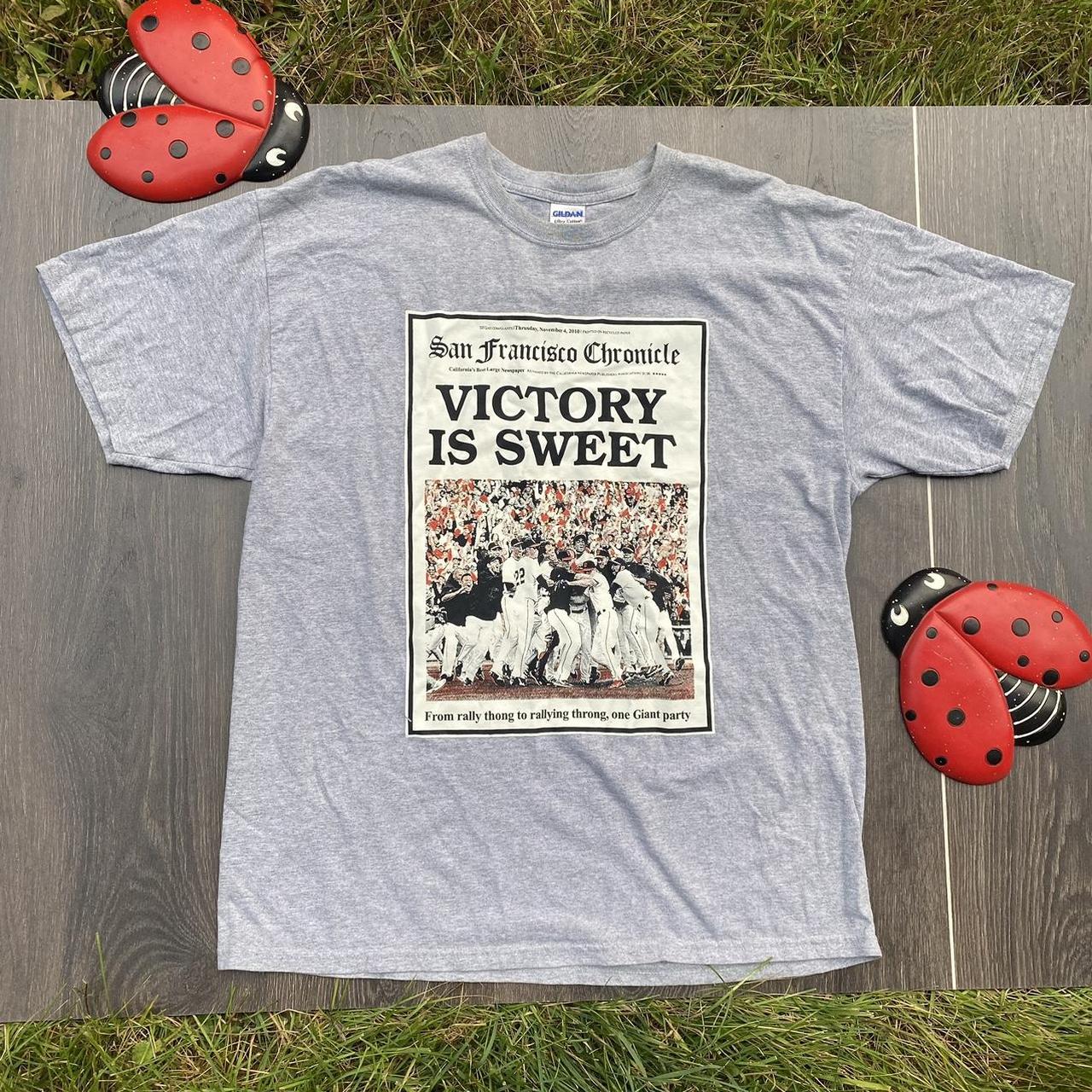 GREY VINTAGE SAN FRANCISCO GIANTS 2010 WORLD SERIES - Depop