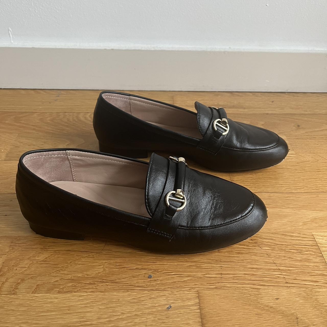 Dune Women's Black Loafers | Depop