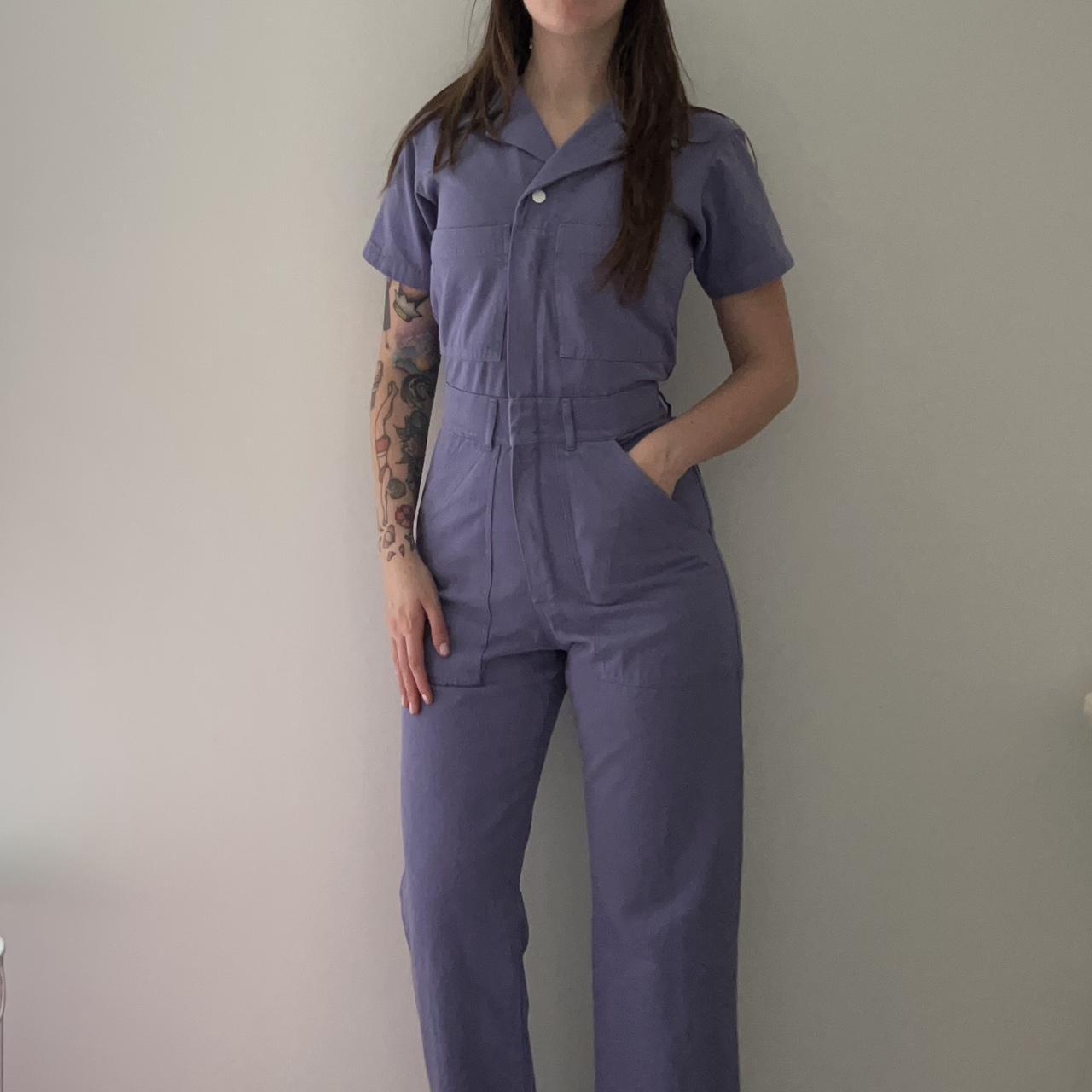 Big Bud Press Womens Purple Jumpsuit Depop