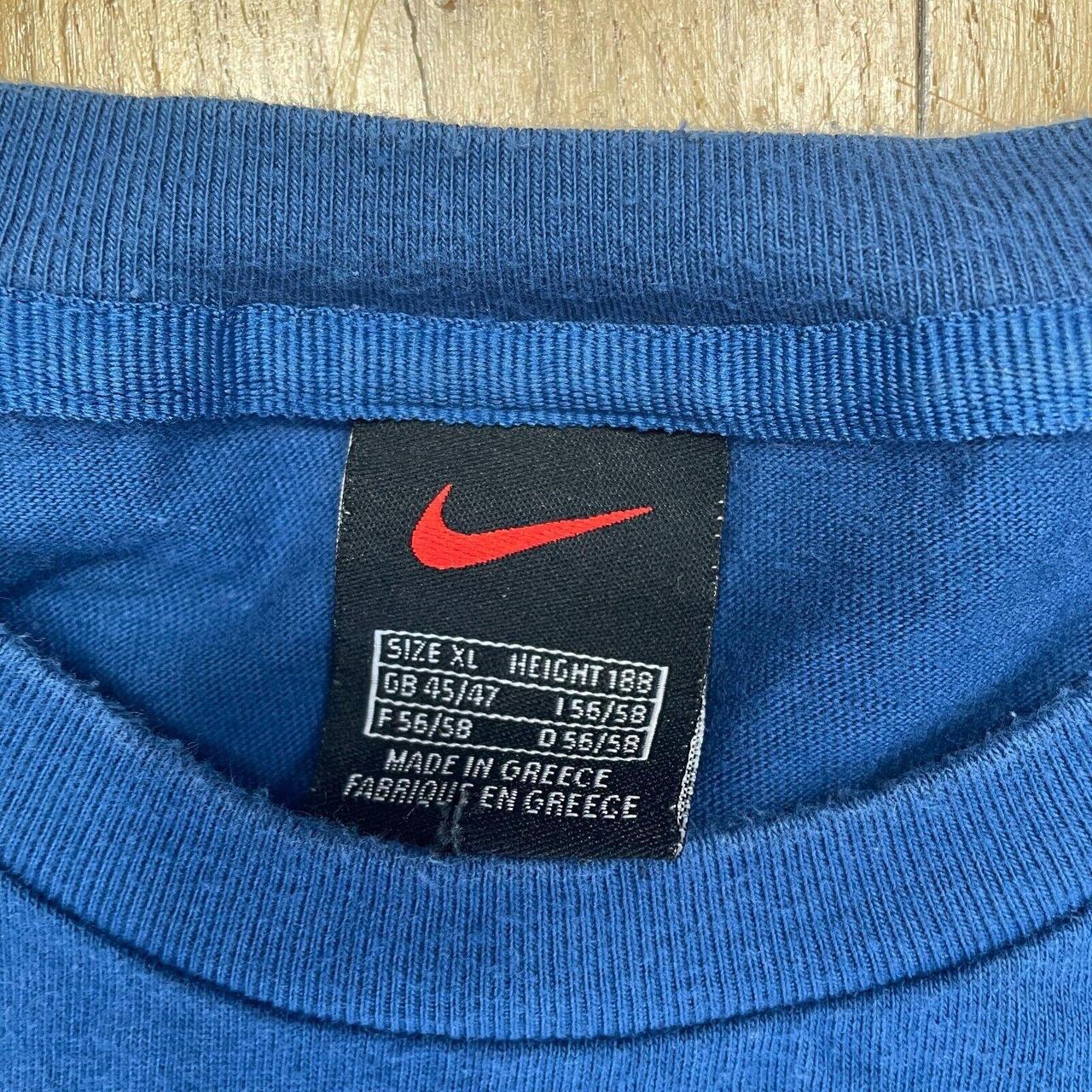 XL Blue Vintage Nike T-shirt XL Blue Vintage Nike... - Depop