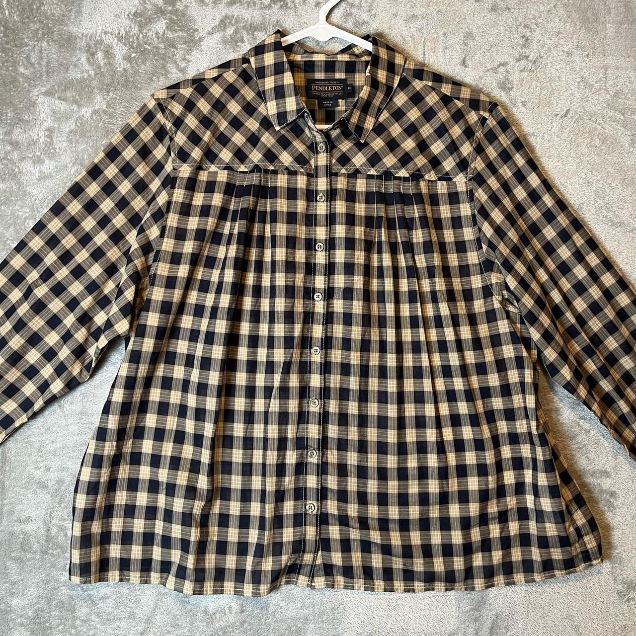 Pendleton Women's Blouse - Blue - M – Pendleton W… - image 4