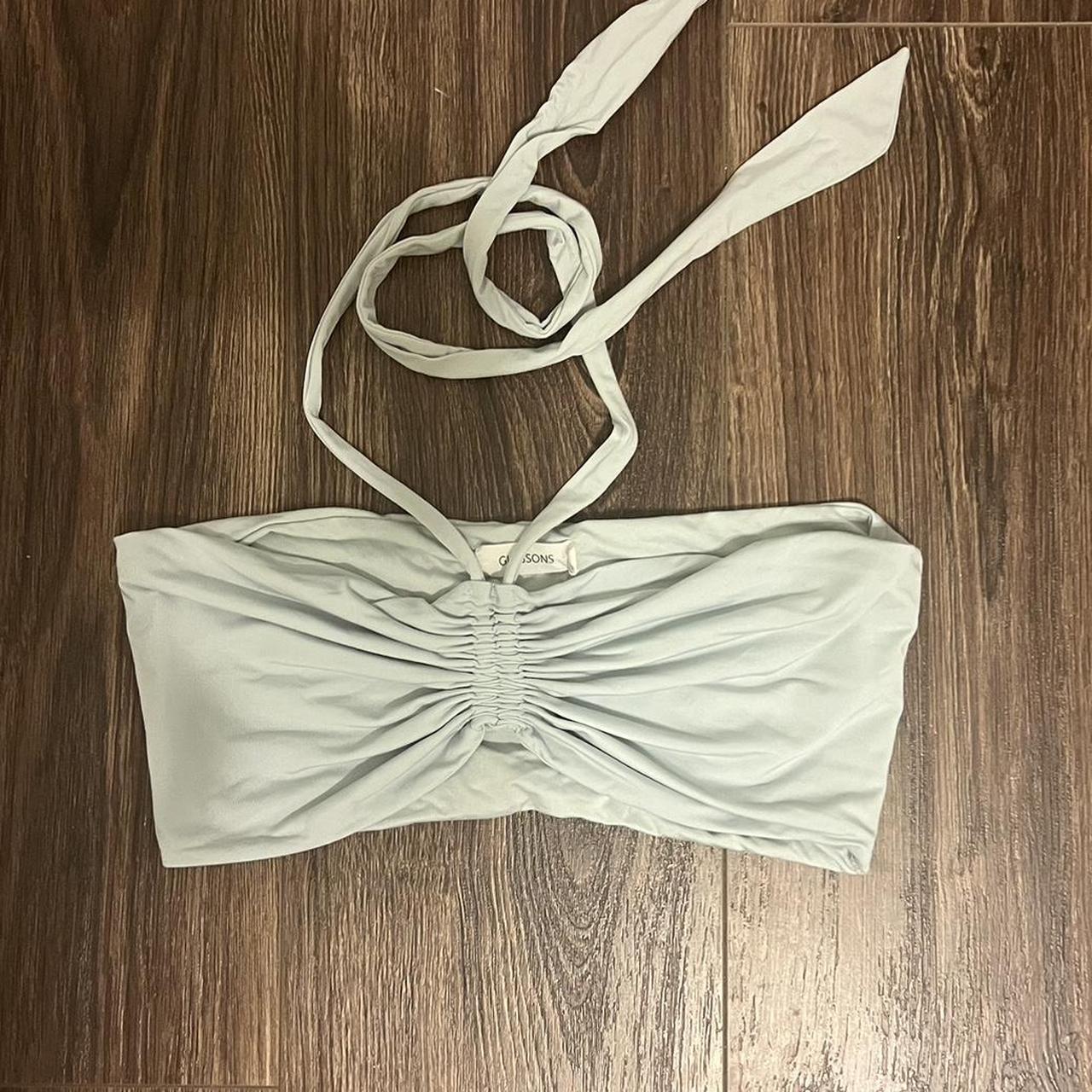 GLASSONS TIE TUBE TOP adjustable in the middle! And... - Depop