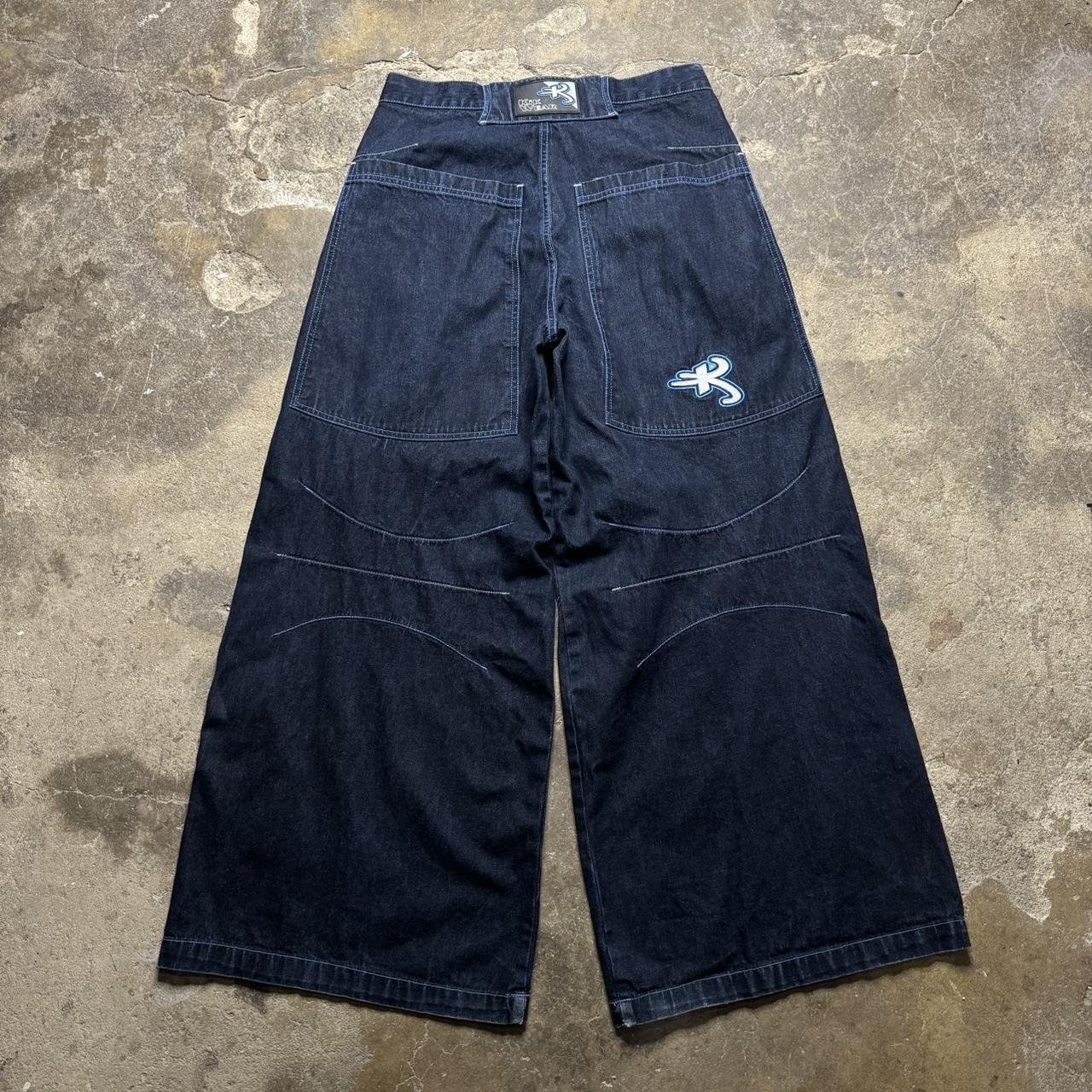 Insanely Rare 90s/Y2k Kik Wear Wide Leg Denim | Depop