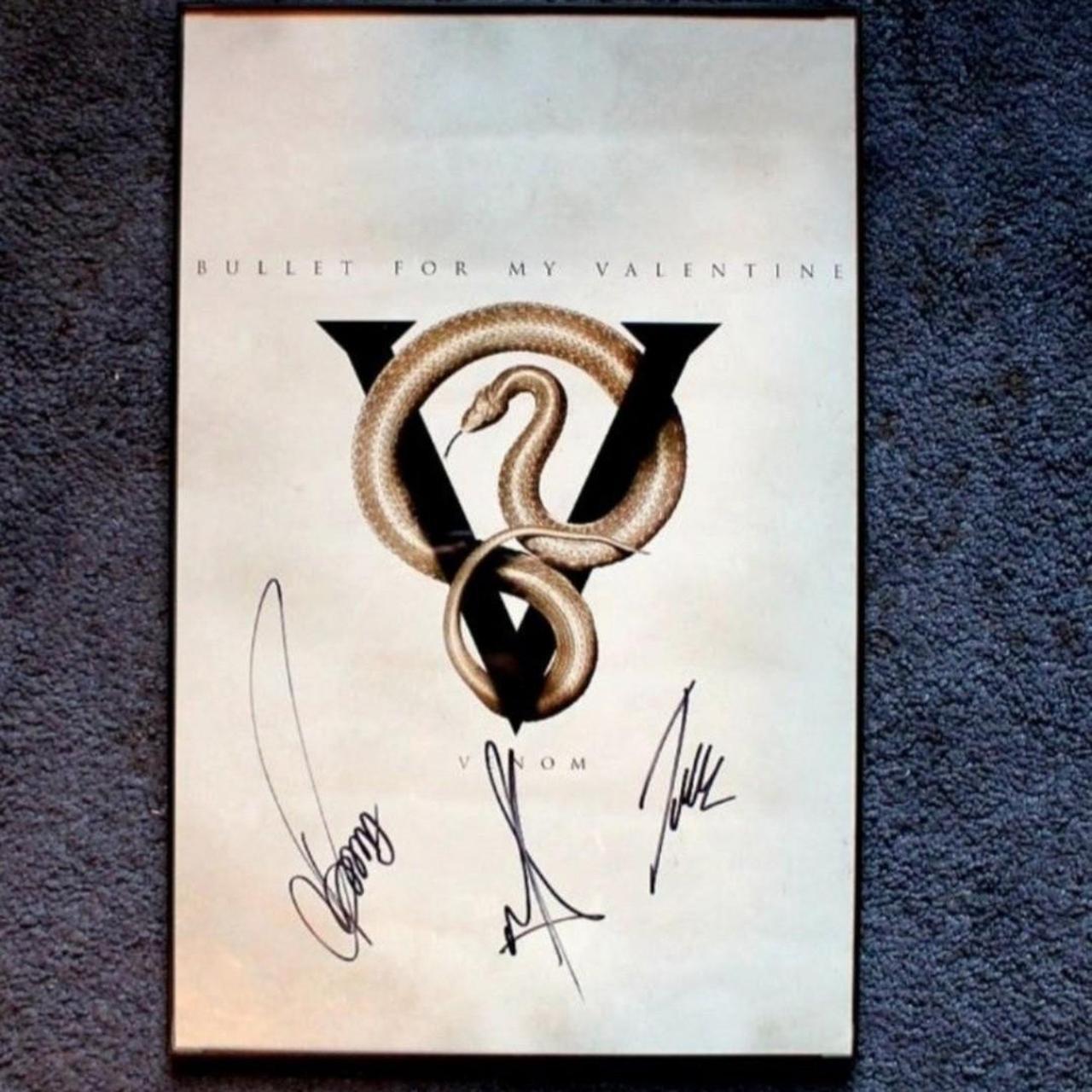 11 by 17 Bullet For My Valentine - Venom SIGNED | Depop