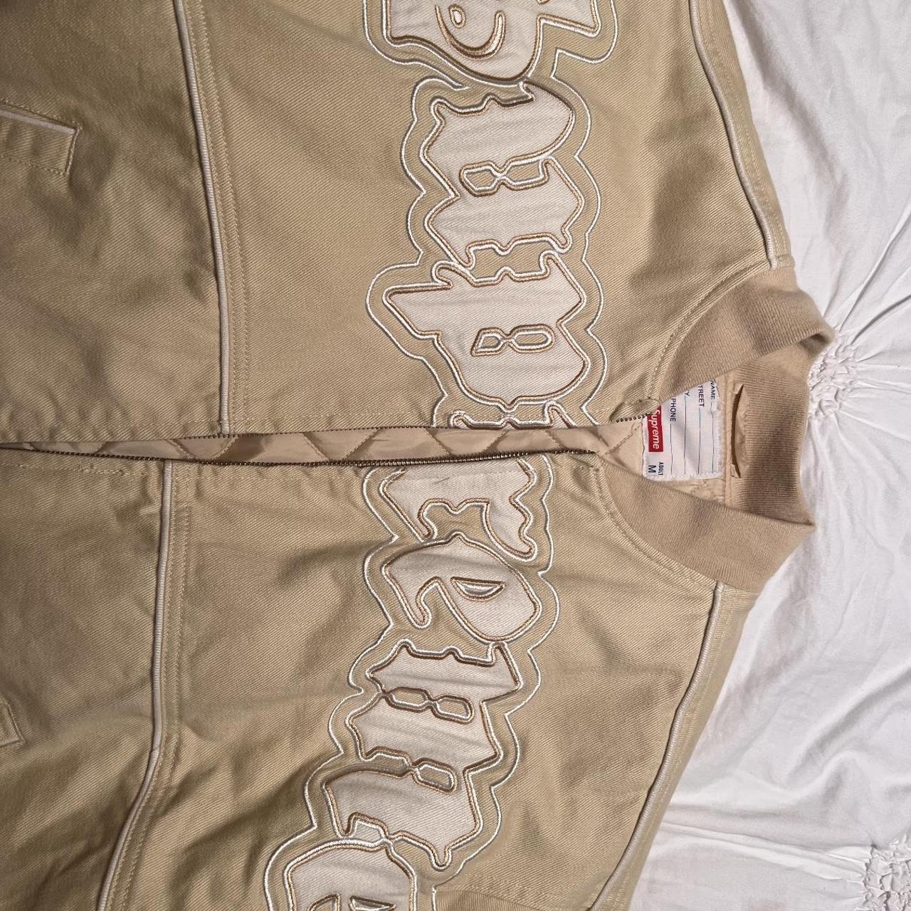 AUTHENTIC Supreme twill old english varsity jacket, -...