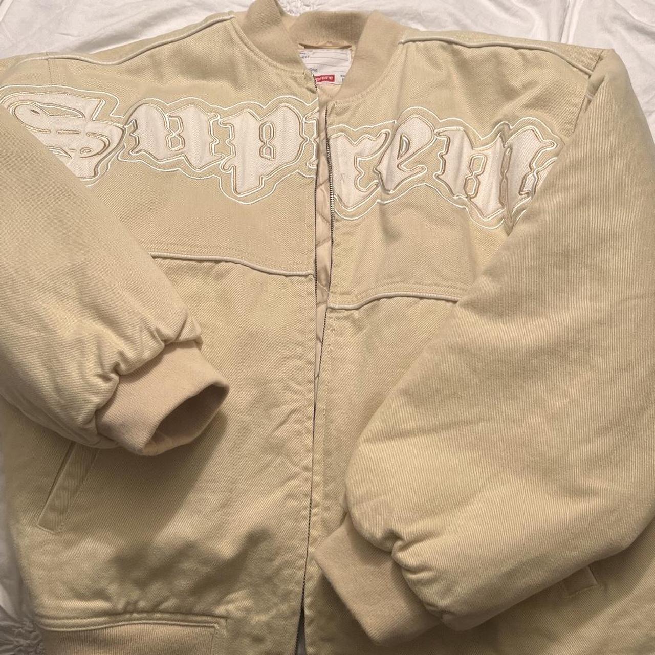 AUTHENTIC Supreme twill old english varsity jacket, -...