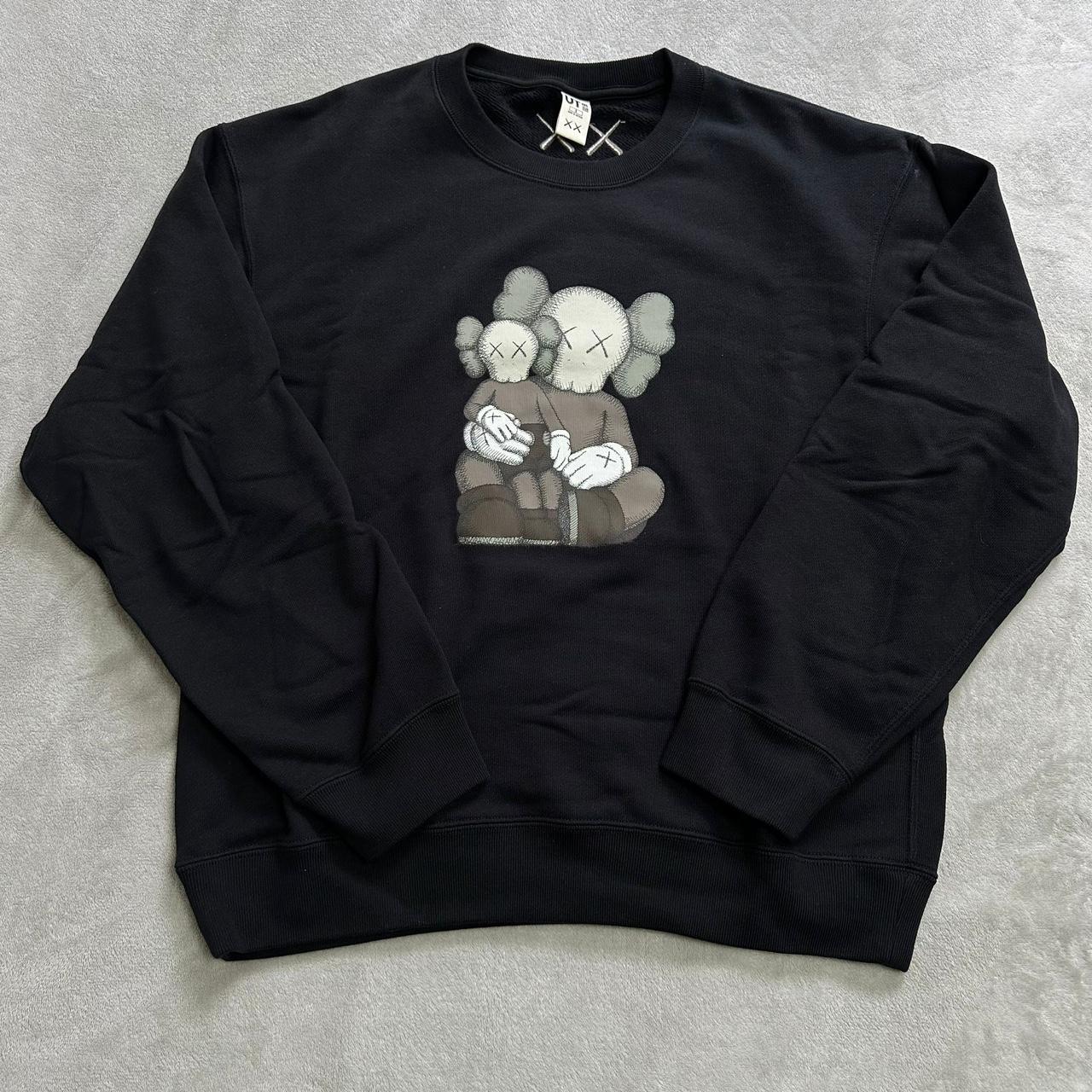 Kaws x Uniqlo Sweatshirt Size S Great condition Depop