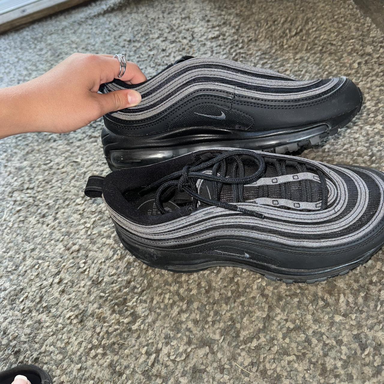 womens nike air max 97 triple black