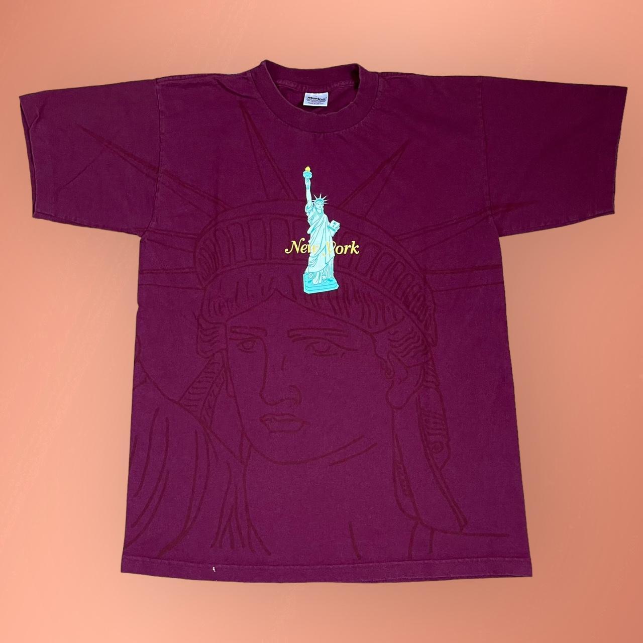 NEW YORK PRINT T-SHIRT - Burgundy