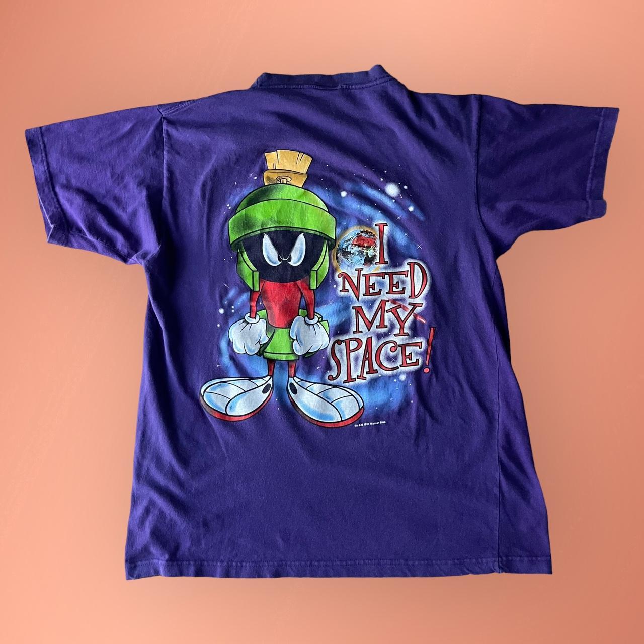 Purple looney tunes sales shirt