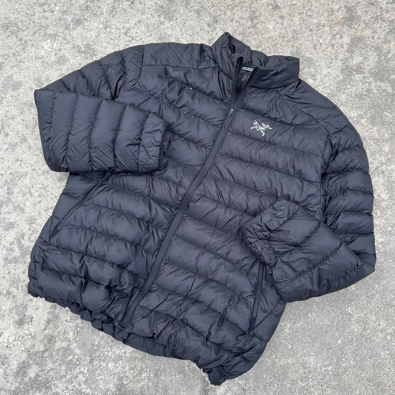 Arc'teryx Men's Black and White Jacket | Depop