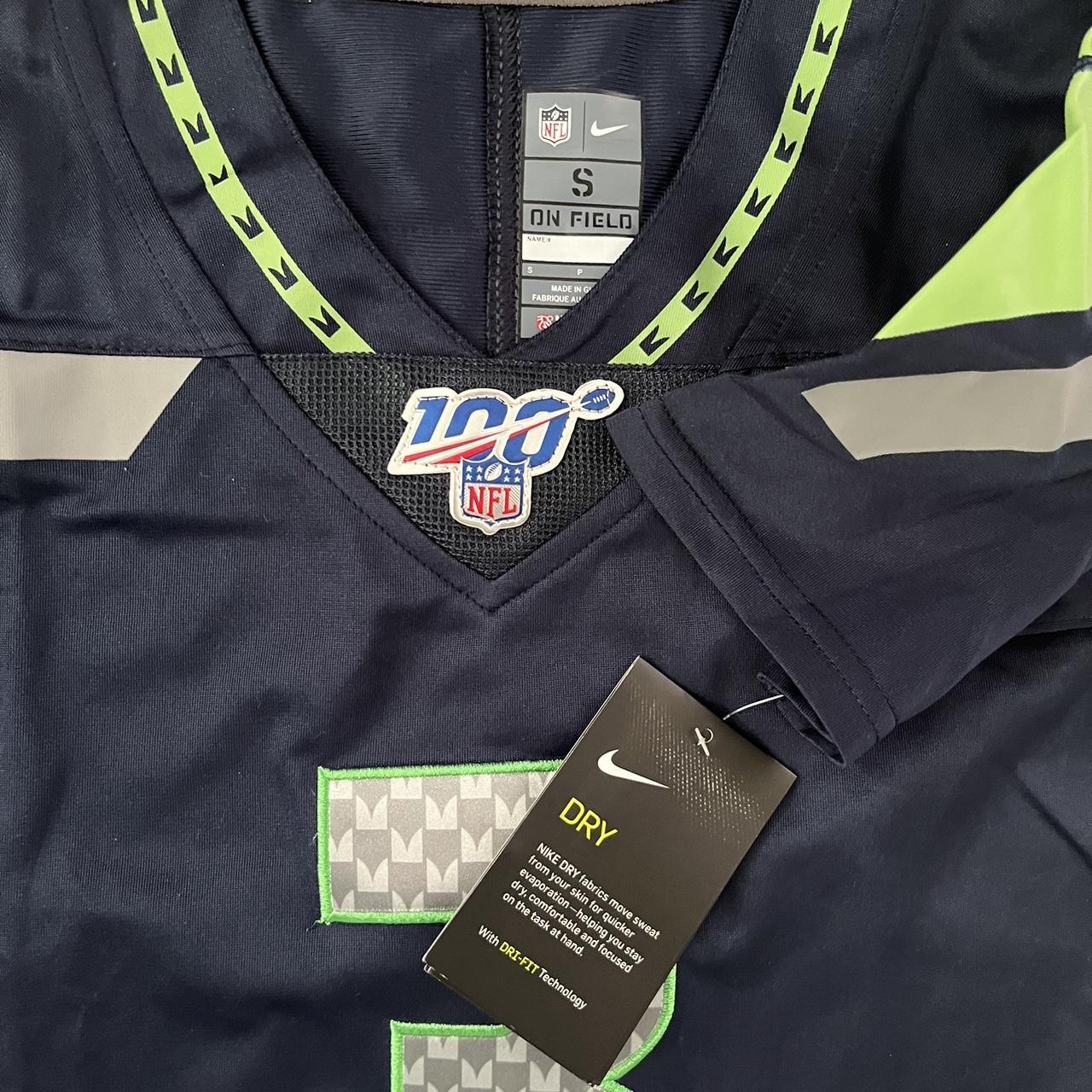 Kids Youth XL Seattle Seahawks Color Rush Jersey - Depop