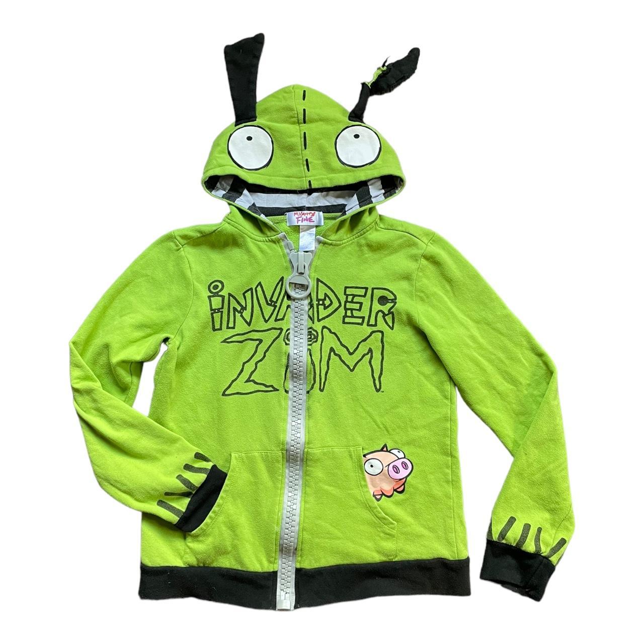 WELL LOVED Invader Zim Gir big zipper jacket! Got... Depop