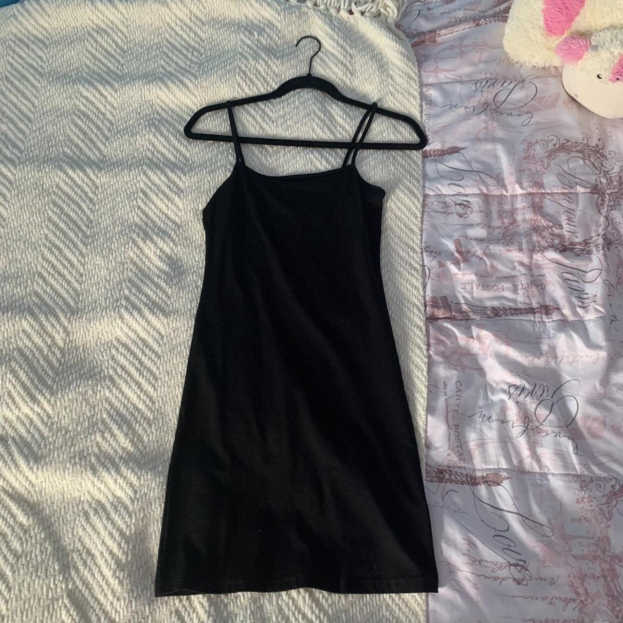Ladies - Black Bodycon Dress - Size: S - H&M
