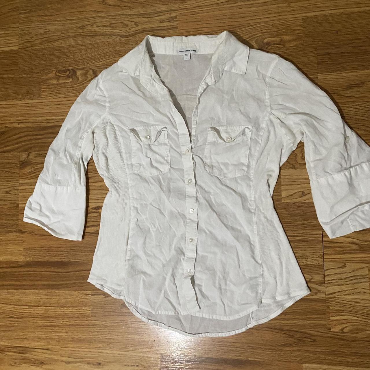 James Perse Women's White Shirt