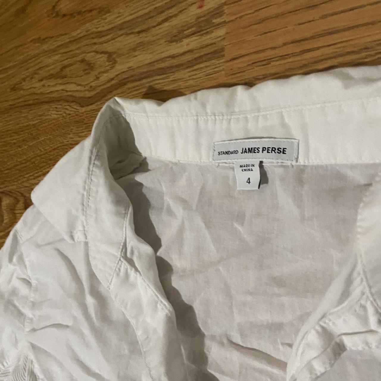 James Perse Women's White Shirt (2)