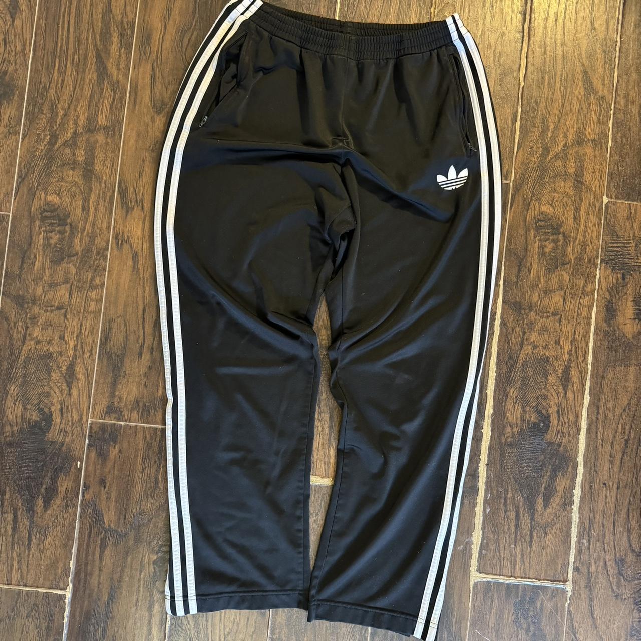 Adidas 3 Strip Sweatpants Size M Embroidered... - Depop