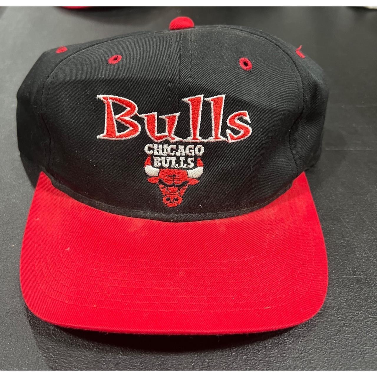 Vintage Chicago Bulls Snapback Hat Adjustable 90s NBA 