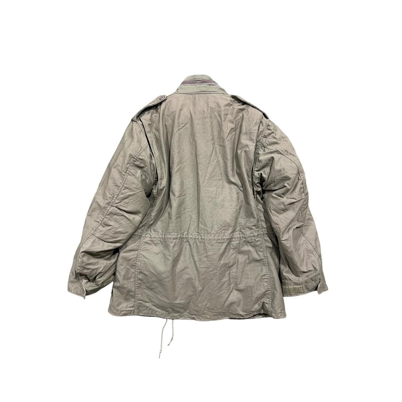 vintage army field jacket size large Size: Mens... - Depop