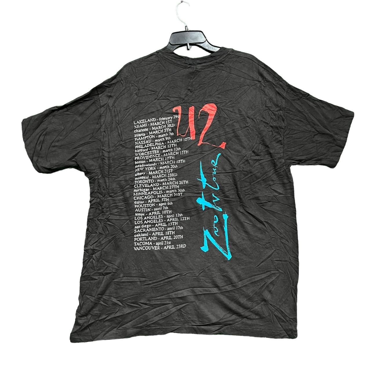 u2 t shirt vintage