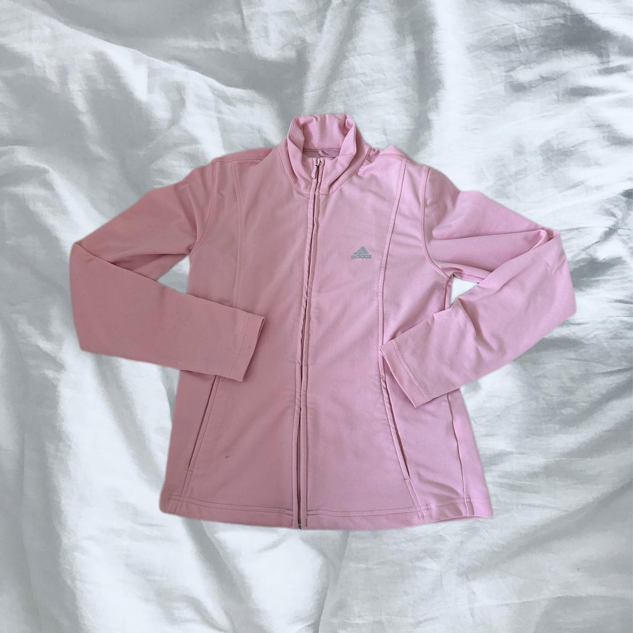 Adidas Women's Pink Jacket Depop