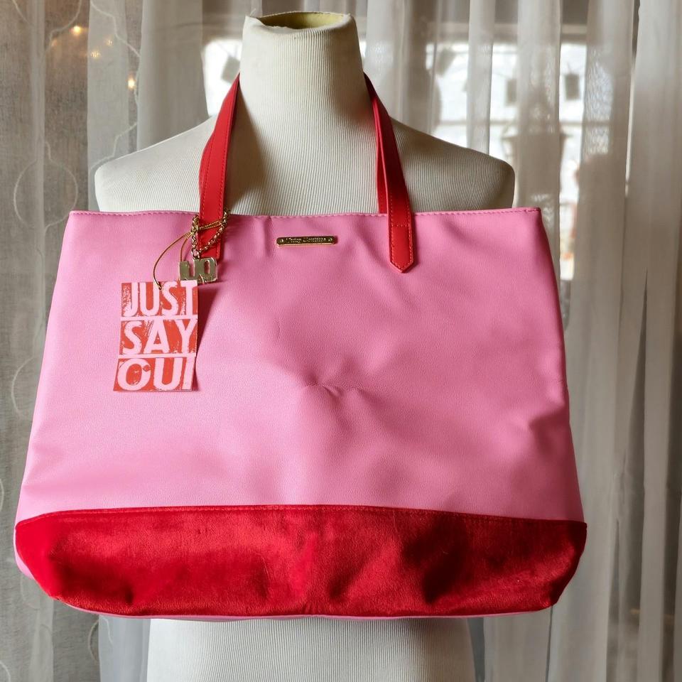 Nwt pink vs tote bag Super cute PINK NYC bling tote - Depop