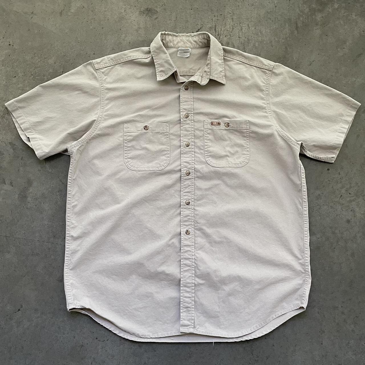 Carhartt Men's Tan Shirt | Depop