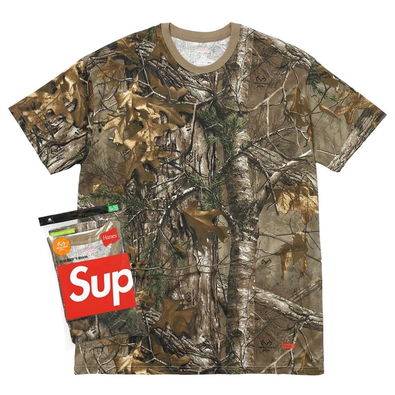 Supreme x Hanes Realtree Tagless T Shirt Realtree Depop