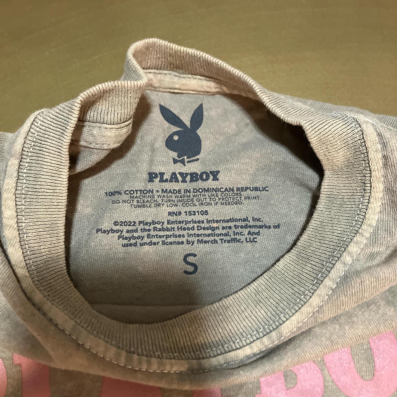 Playboy black and pink bunny t-shirt (2022) -Size: | Depop