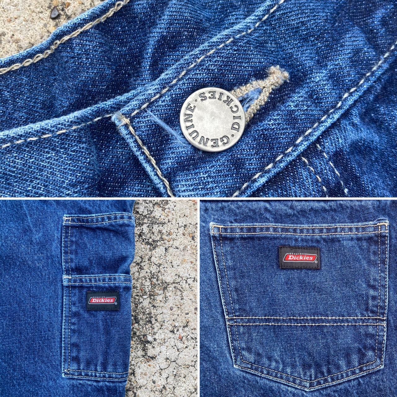 🔨 VINTAGE DICKIES WORKWEAR OLD TAG DARK BLUE BAGGY... Depop