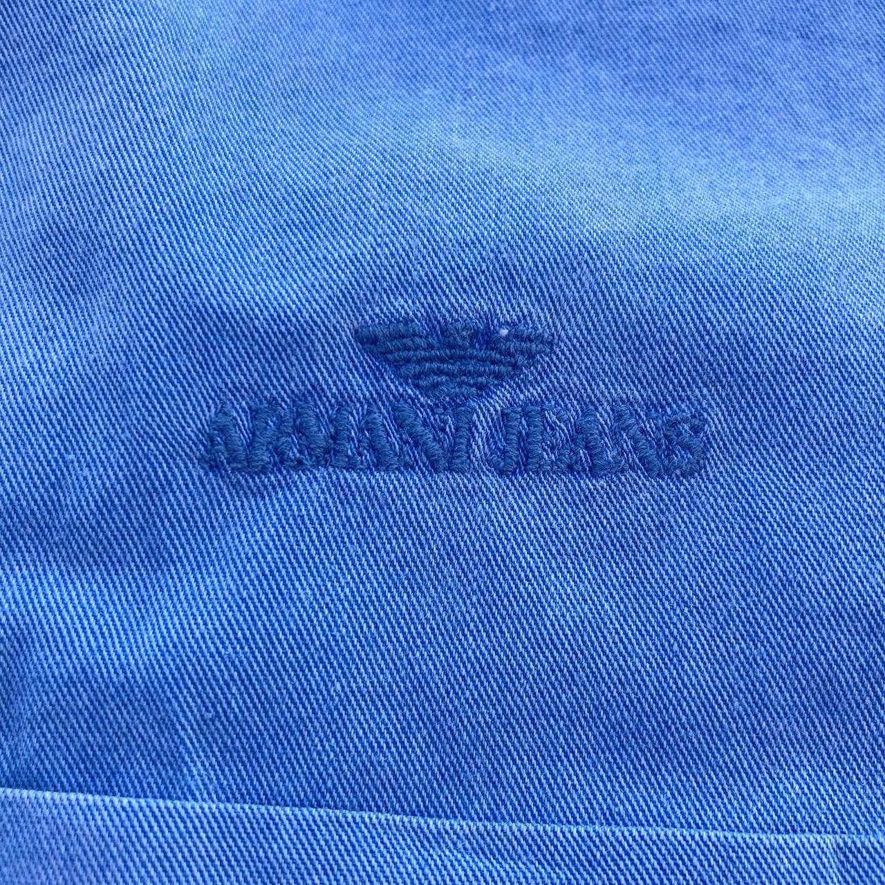 Armani Jeans Men's Blue Shirt | Depop