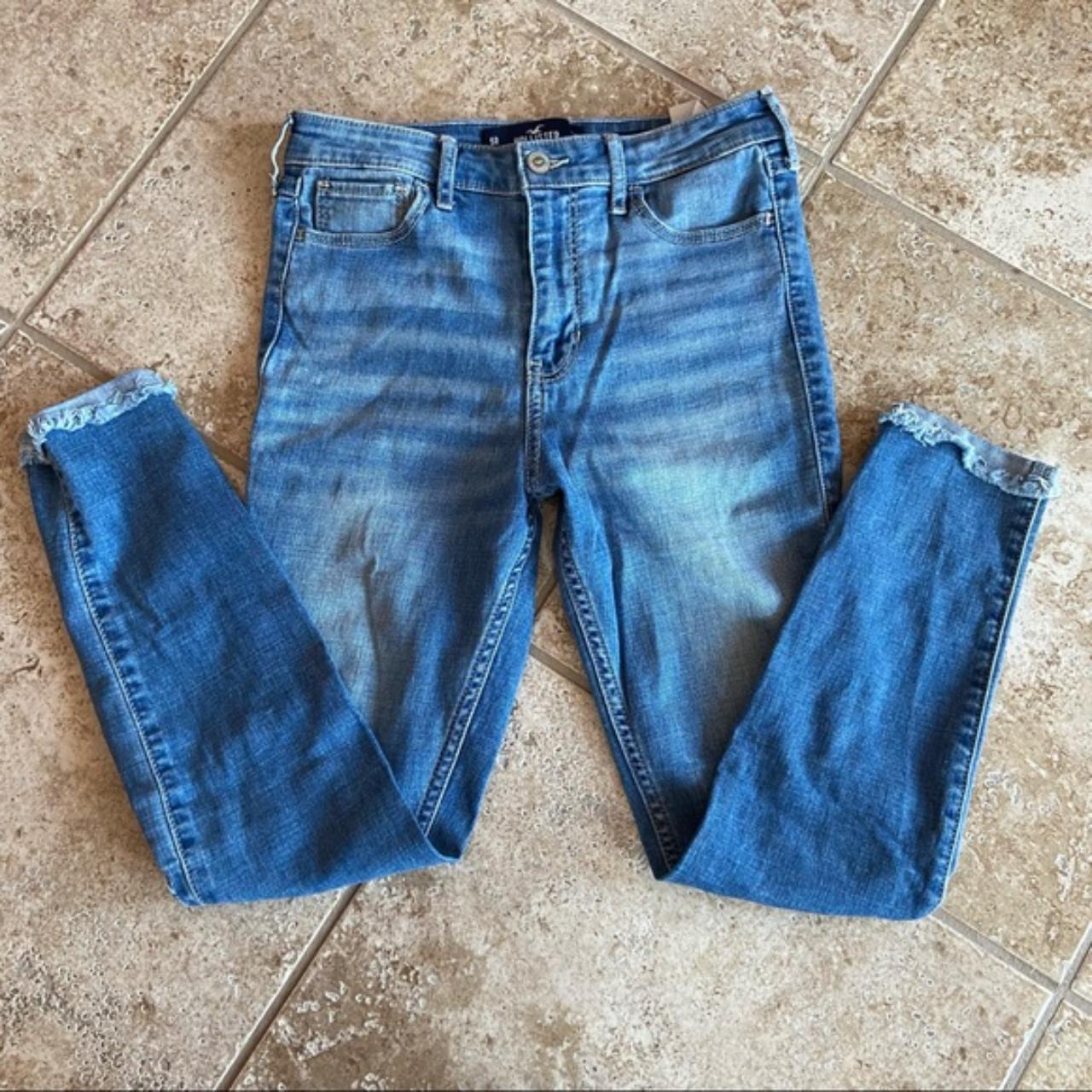 Hollister Jeans Size 5R Hollister Super Skinny High - Depop