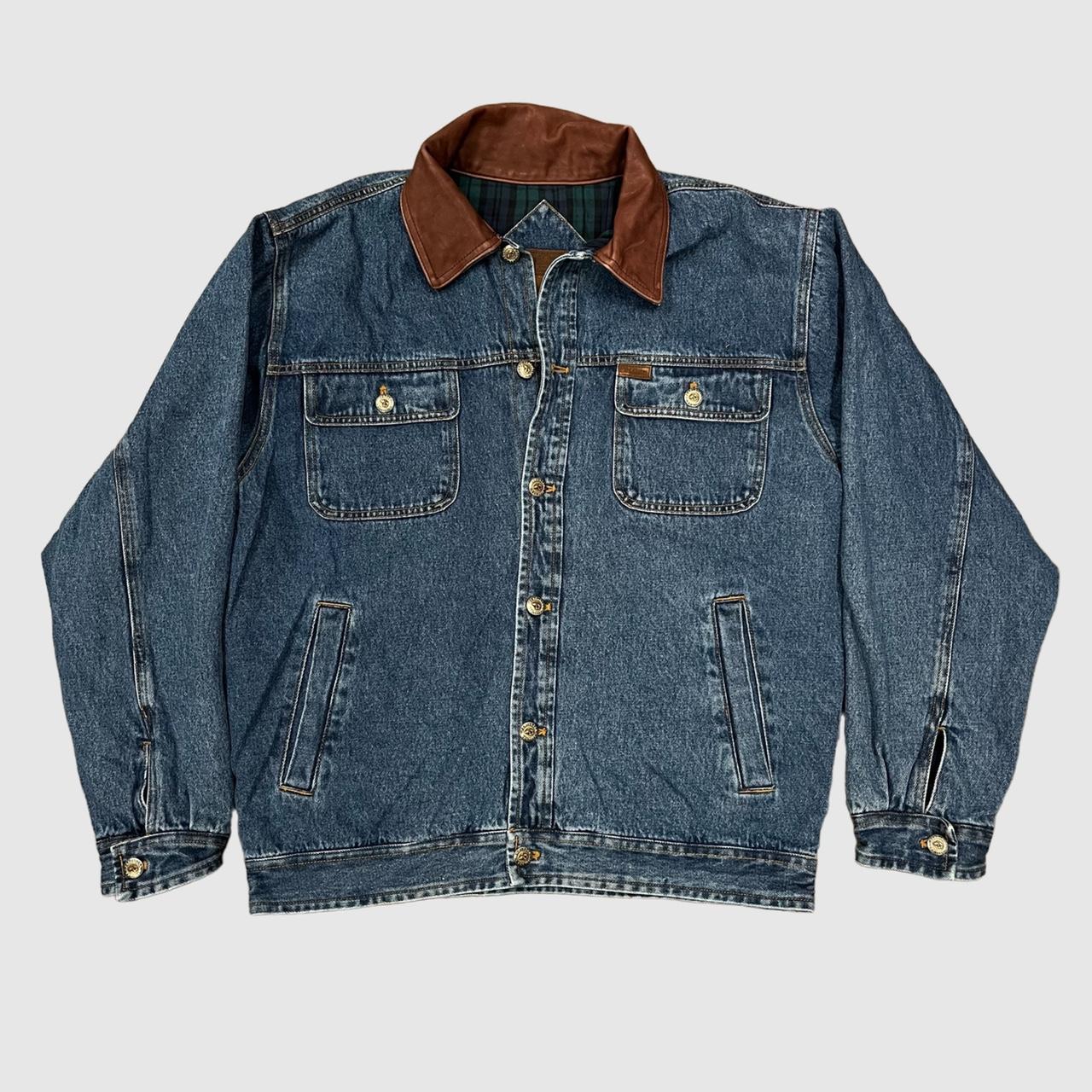 Vintage Pendleton Denim Jacket Size L - Depop