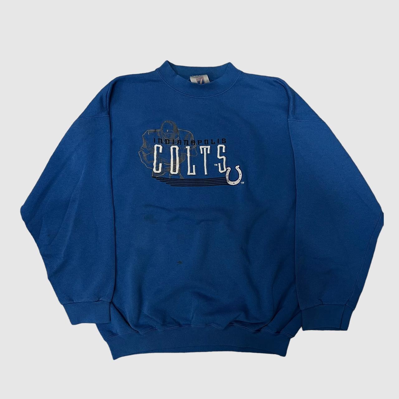 Vintage Indianapolis colts hoodie dated 1995 - Depop