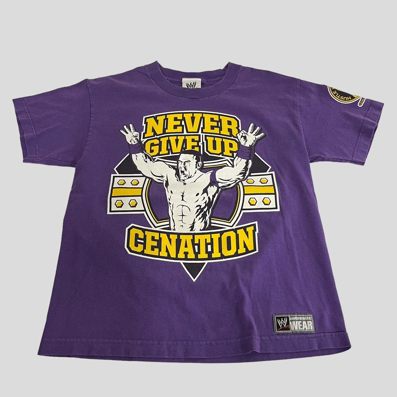 John cena best sale purple t shirt