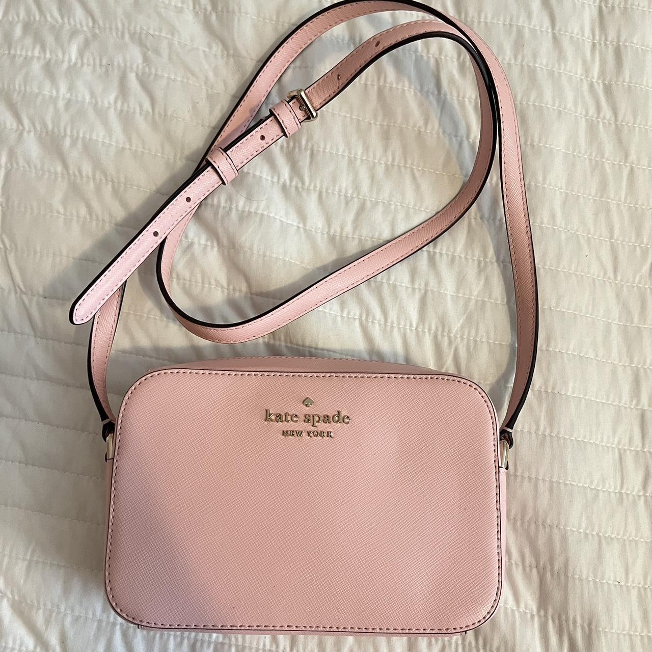 Blush Leather Michael Kors hobo bag. Gently used.  - Depop