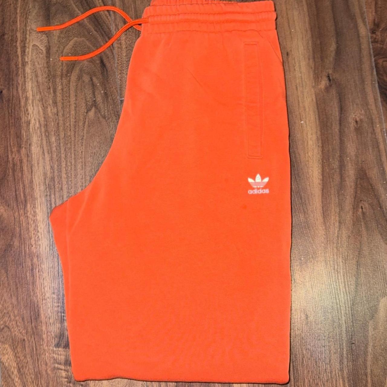 adidas joggers orange