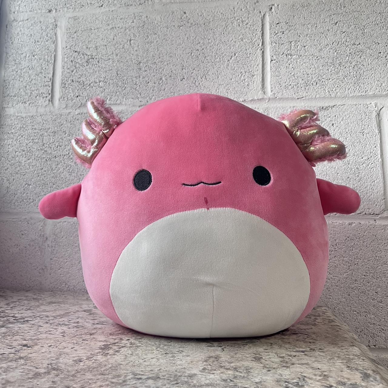 Squishmallows White and Pink Stuffed-animals | Depop