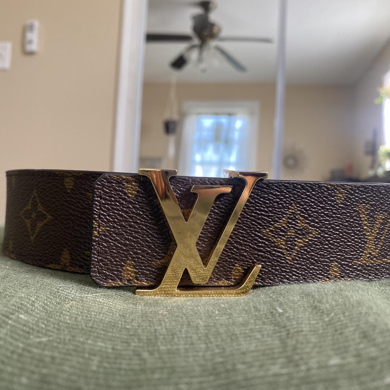 louis vuitton custom belt