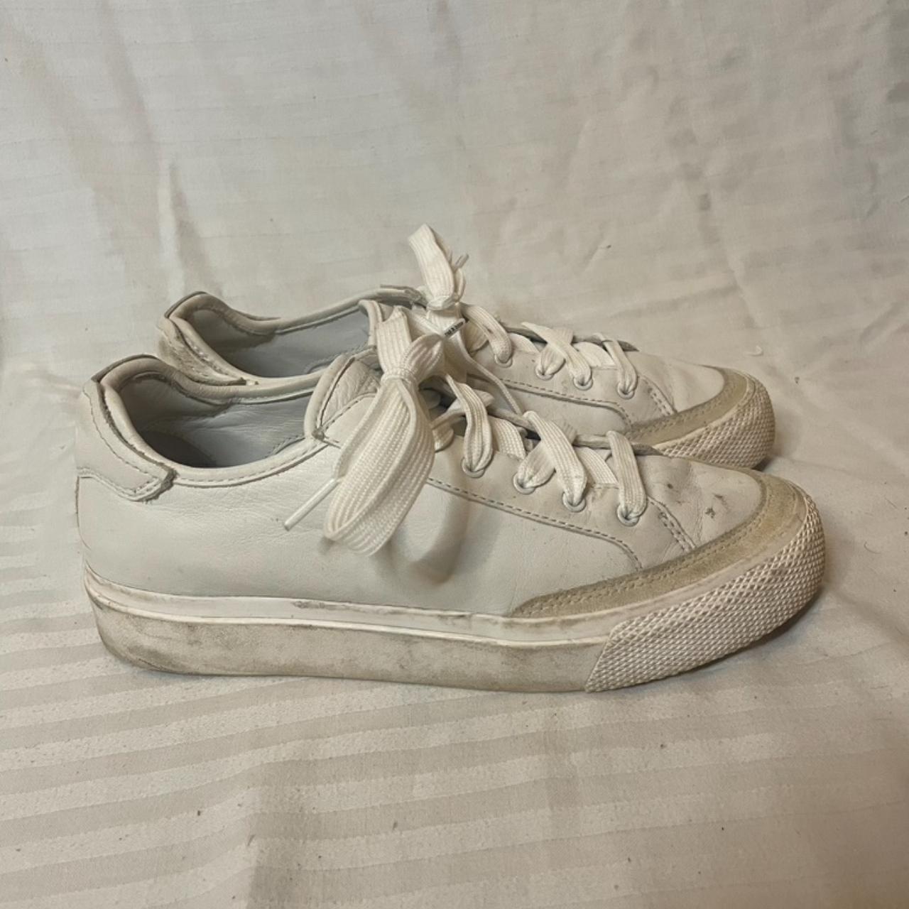 Used Rag n Bone White Sneakers Size 37.5 - Depop